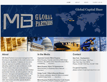 Tablet Screenshot of mbglobalpartners.com